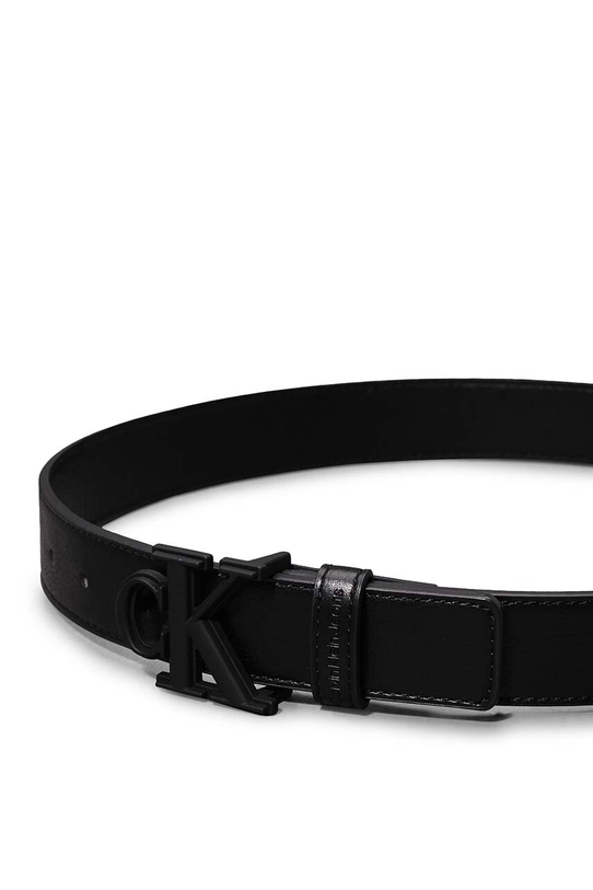 Момче Детски кожен колан Calvin Klein Jeans IU0IU00655.9BYH черен