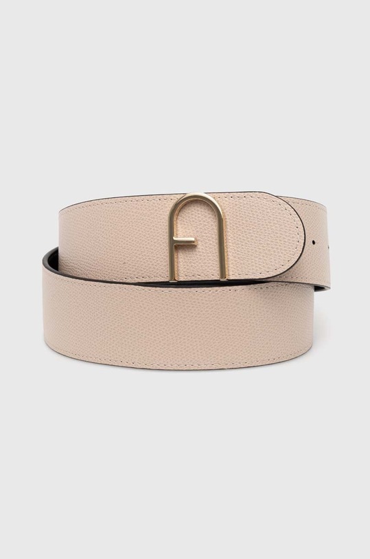 Двосторонній шкіряний ремінь Furla WC00048.ARE000.BBR00 чорний AW24