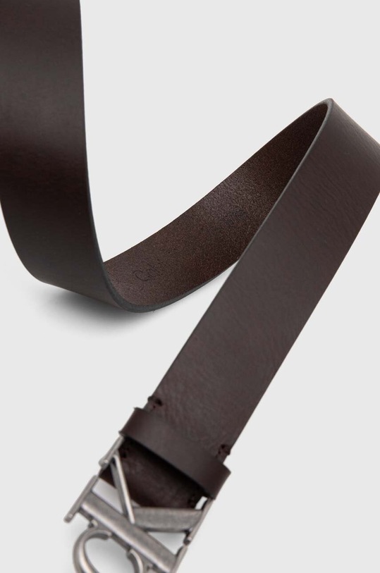 Calvin Klein Jeans pasek skórzany K50K512067 brązowy AW24