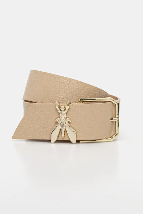 Шкіряний ремінь Patrizia Pepe Gift Box бежевий 8W0044.L001