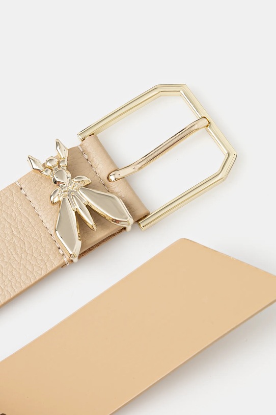 Kožený pásek Patrizia Pepe 8W0044.L001 béžová SS25