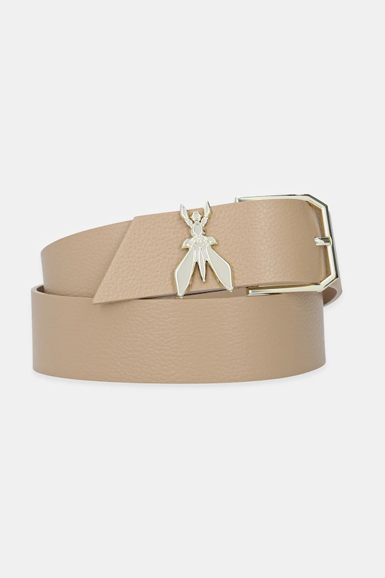 Patrizia Pepe pasek skórzany Gift Box beżowy 8W0044.L001
