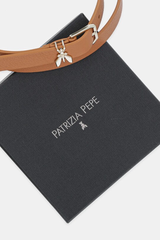 Doplnky Kožený opasok Patrizia Pepe 8W0045.L001 hnedá