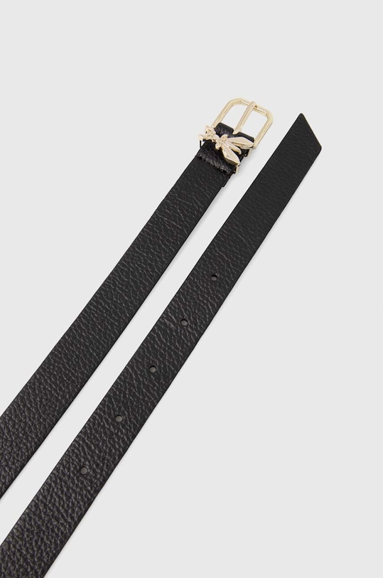 Patrizia Pepe curea de piele 8W0045.L001 negru SS25