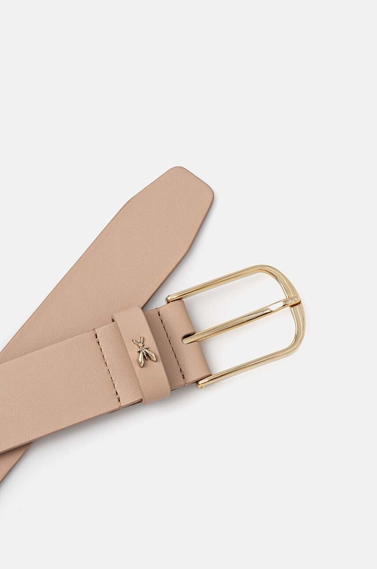 Kožený pásek Patrizia Pepe 8W0046.L048 béžová AW24