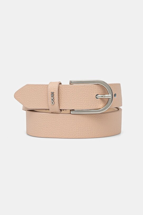 HUGO curea de piele roz 50516558