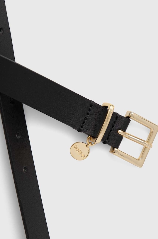 Кожаный ремень HUGO 50522644 чёрный NC25