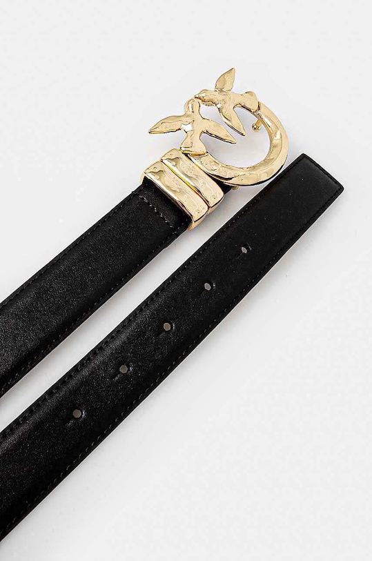 Pinko cintura in pelle 100125.A1Z7 nero AW24