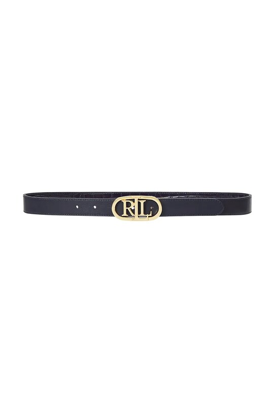Lauren Ralph Lauren curea de piele cu doua fete 412942269 bleumarin SS25