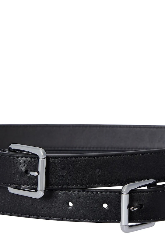 Kožený opasok Lauren Ralph Lauren 412936524 čierna AW25