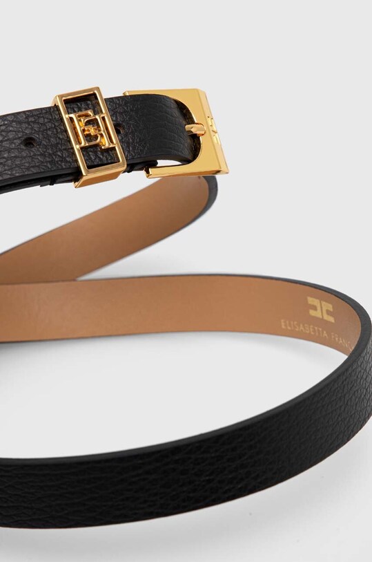 Ζώνη Elisabetta Franchi CT17S46E2 μαύρο AW24