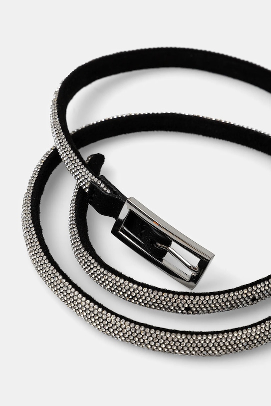 United Colors of Benetton curea 6OZ4DL011 argintiu AW24