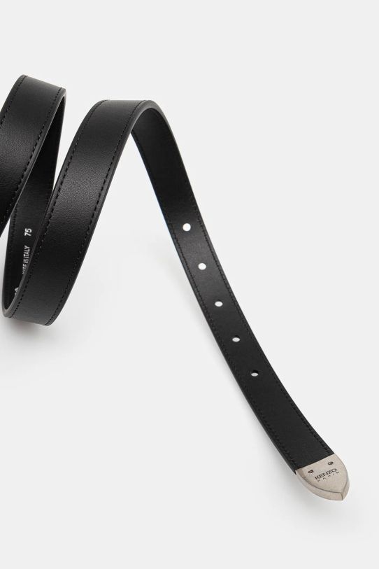 Kožený pásek Kenzo 20 mm Western Belt FE68CE042L25.99 černá AW24