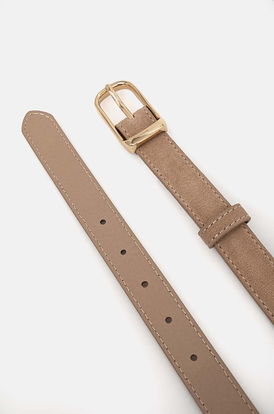 Sisley curea de piele 6HEDWL02G bej AW24