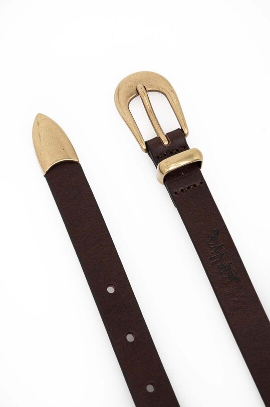 Levi's pasek skórzany 000IG.0001 brązowy AW24