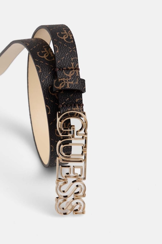 Guess pasek VICTORIA BW9167.P4220 brązowy AW24