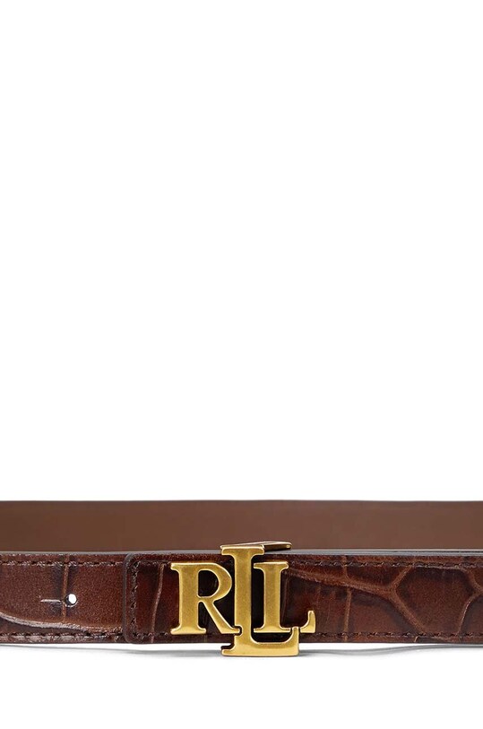 Аксесуари Шкіряний ремінь Lauren Ralph Lauren 412951445 коричневий