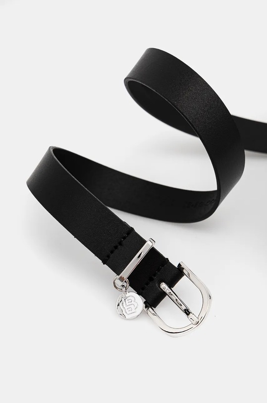 BOSS curea de piele 50529584 negru AW24