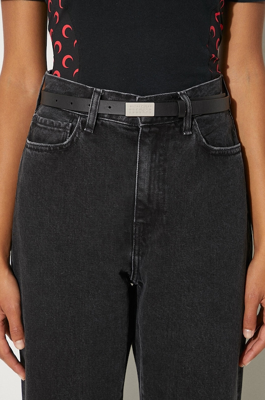 Accessories MM6 Maison Margiela leather belt SA5TP0011.P7179 black