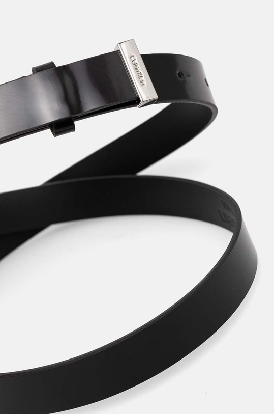 Calvin Klein pasek skórzany K60K612386 czarny AW24