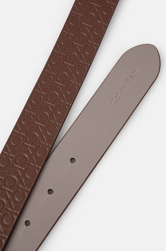 Akcesoria Calvin Klein pasek skórzany dwustronny K60K612397 brązowy