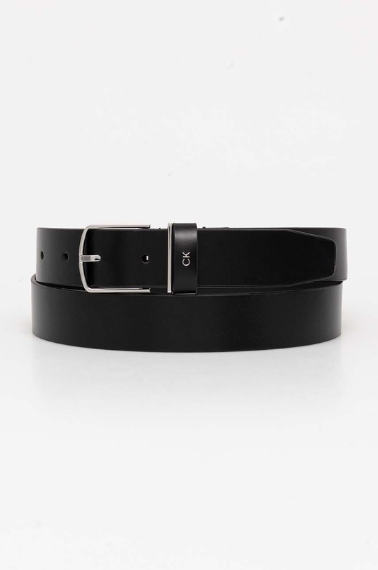 Calvin Klein pasek skórzany czarny K60K612669