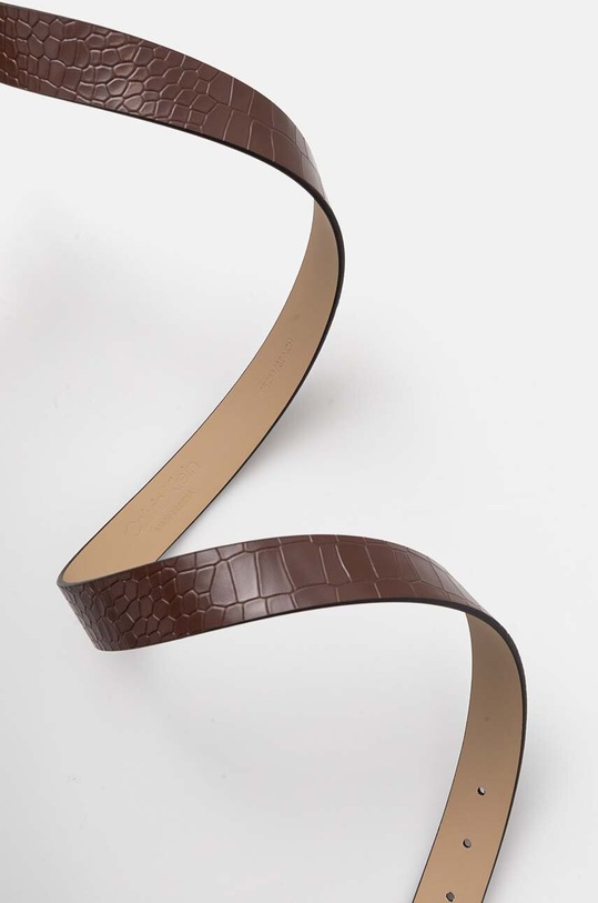 Kožený pásek Calvin Klein K60K612670 hnědá AW24