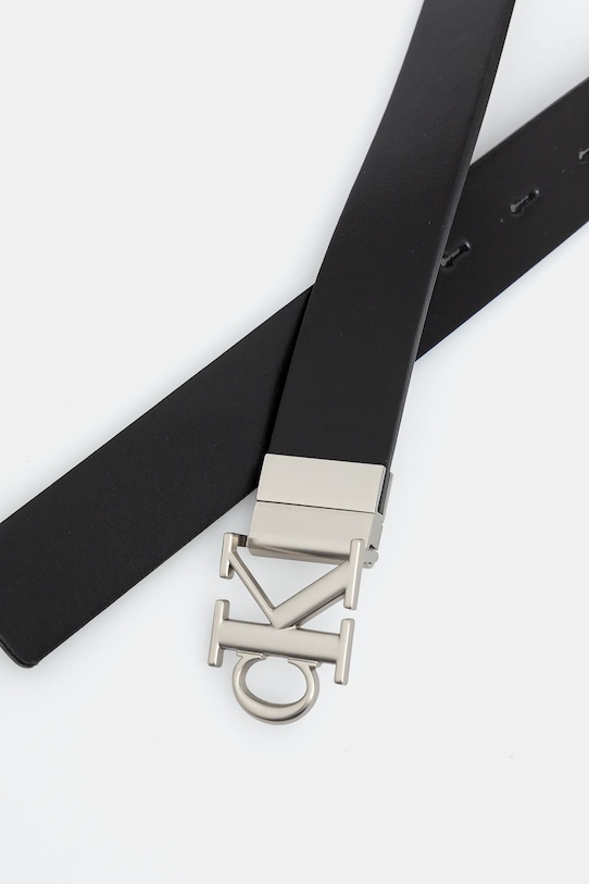 Двосторонній шкіряний ремінь Calvin Klein Jeans K60K612288 чорний AW24
