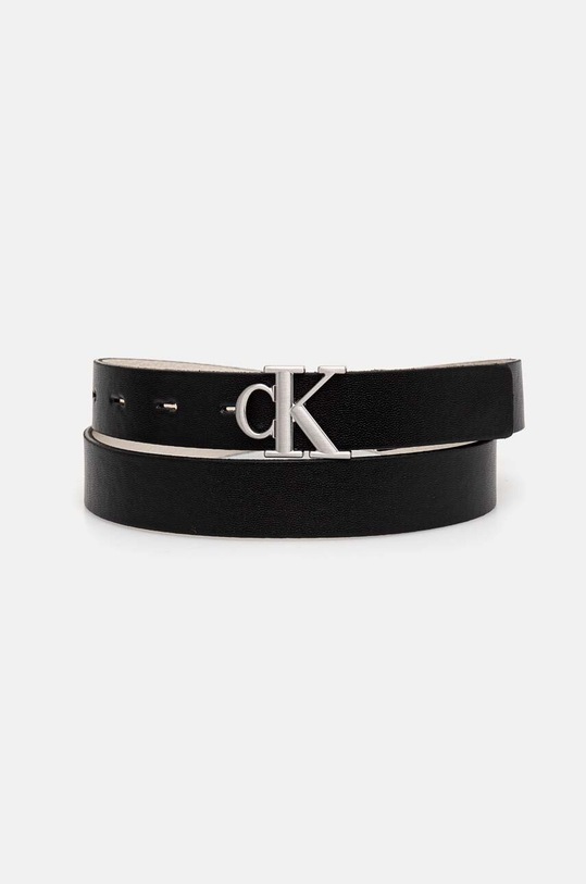 Calvin Klein Jeans curea cu doua fete piele negru K60K612290