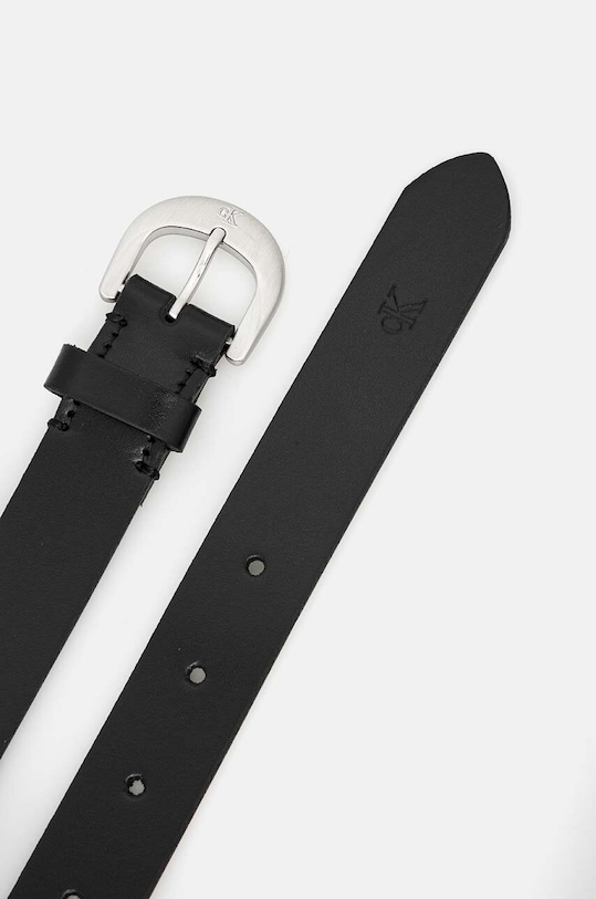 Кожаный ремень Calvin Klein Jeans K60K612765 чёрный AW24