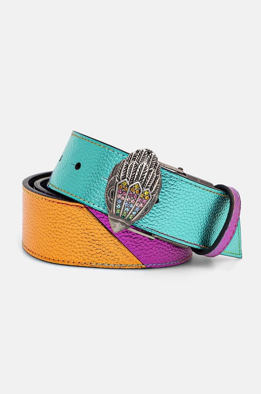 Двухсторонний кожаный ремень Kurt Geiger London мультиколор 480969109