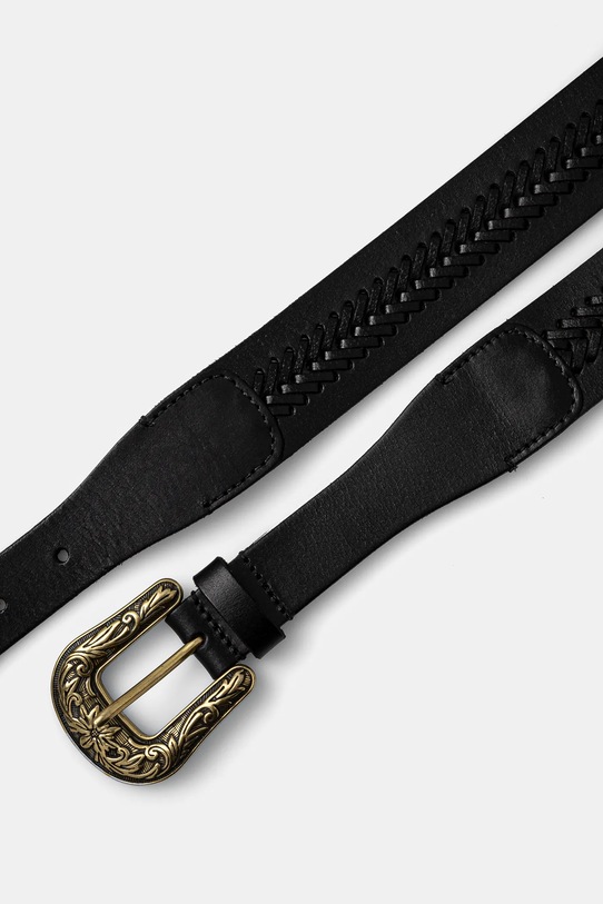 Kožni remen Hoss Intropia 5028295 crna AW24