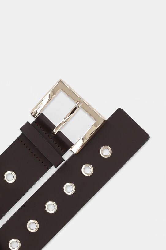 Шкіряний ремінь MICHAEL Michael Kors 559114 коричневий AW24