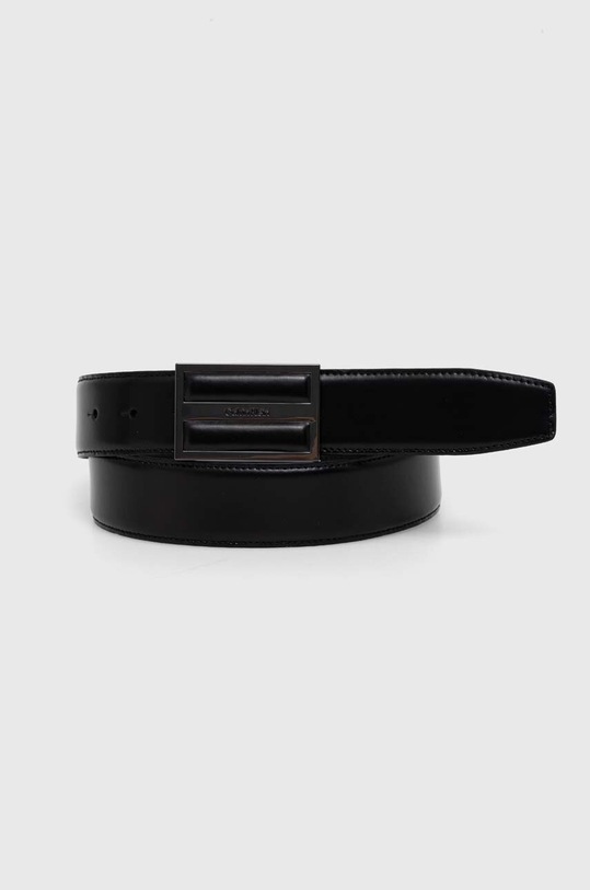 Kožený opasok Calvin Klein čierna K50K511956