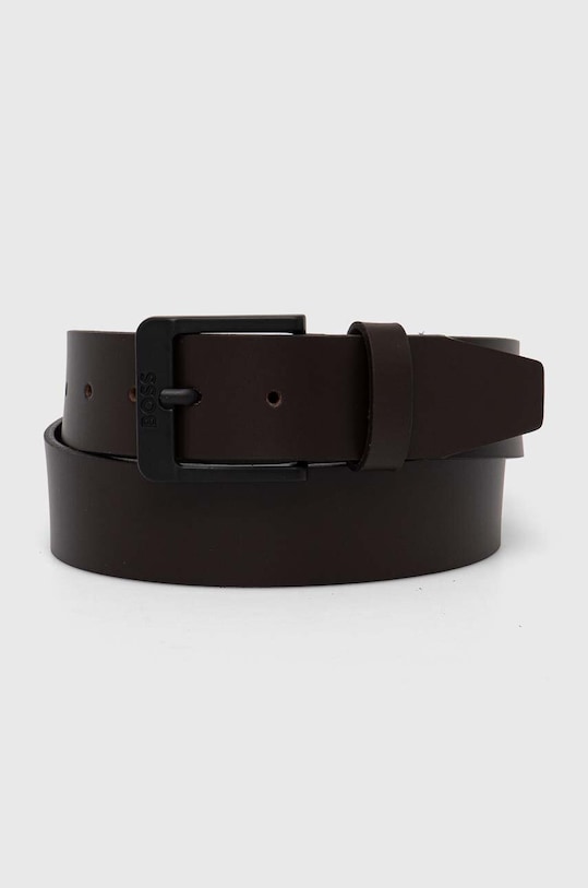 BOSS bőr öv barna 50522574