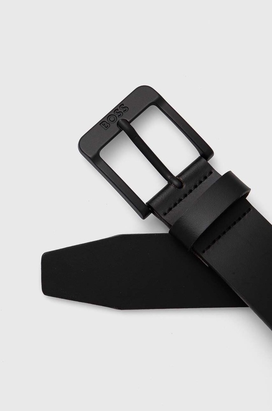Usnjen pas BOSS 50522574 črna AW24