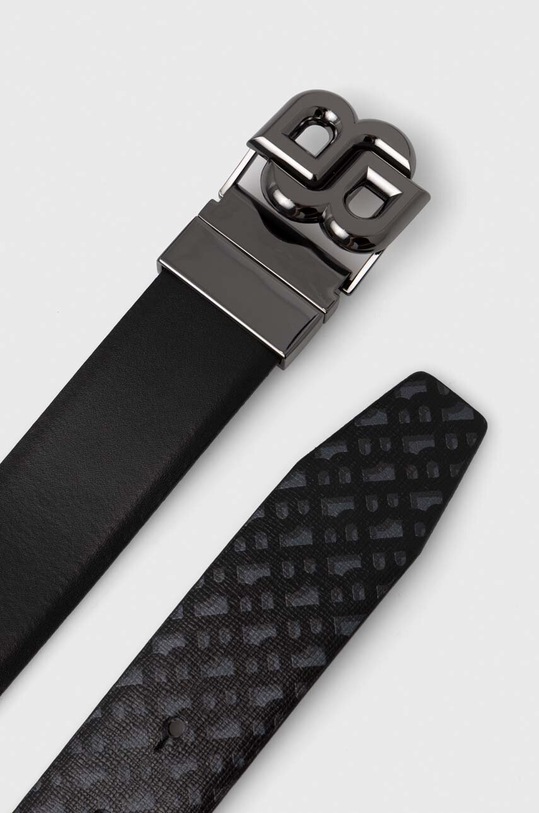 Αξεσουάρ Αναστρέψιμη δερμάτινη ζώνη BOSS 50522860 μαύρο