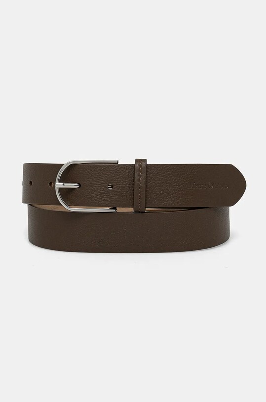 Marc O'Polo curea de piele Planet friendly maro 40817739501133