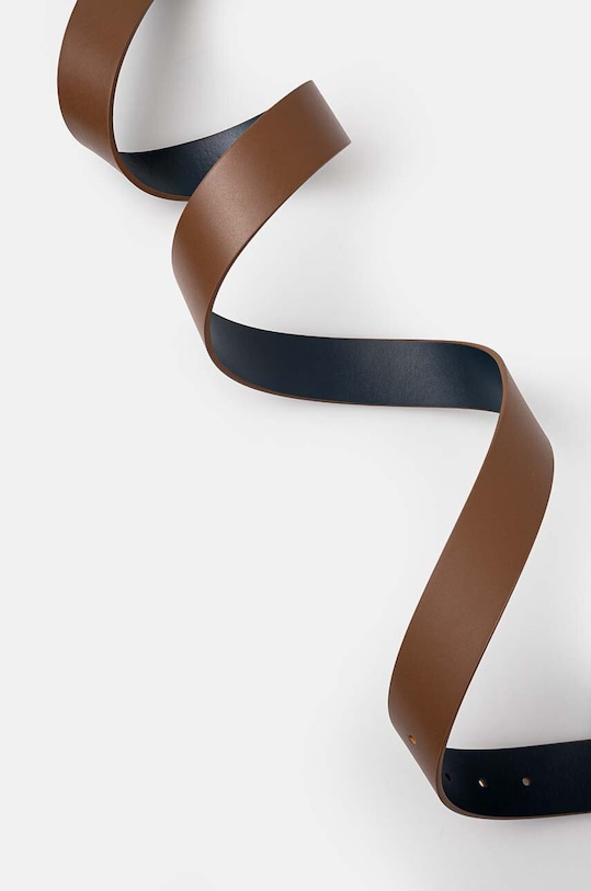 Kožený pásek Tommy Hilfiger AM0AM12549 hnědá AW24