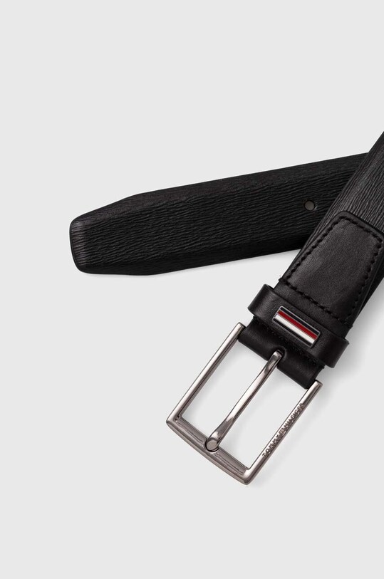 Кожаный ремень Tommy Hilfiger AM0AM12664 чёрный AW24