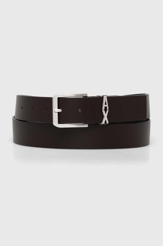 Kožený pásek Armani Exchange hnědá 951416.4F897