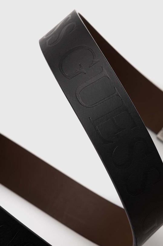 Accesorii Guess curea de piele M4YZ12.L0UK0 negru