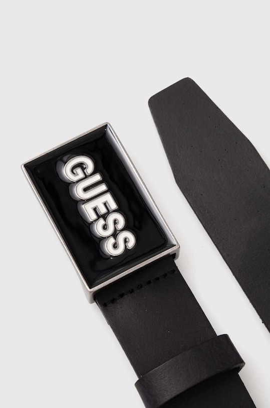 Kožený pásek Guess M4YZ13.L0UL0 černá AW24