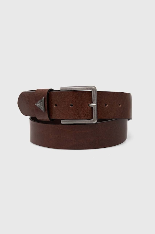 Шкіряний ремінь Guess коричневий M4YZ16.L0UO0