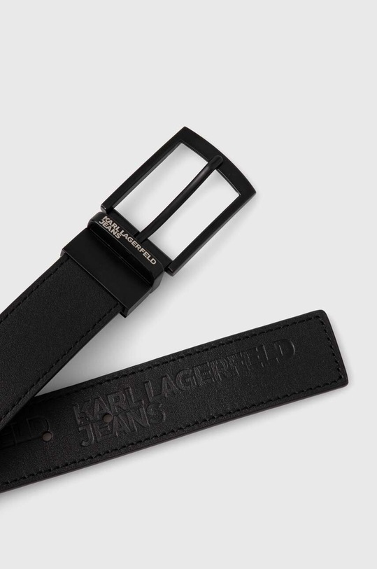 Αναστρέψιμη ζώνη Karl Lagerfeld Jeans 245D3103 μαύρο AW24