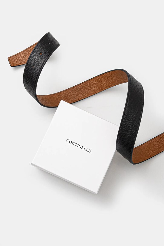 Αξεσουάρ Αναστρέψιμη δερμάτινη ζώνη Coccinelle MAN SOFT E3.MUK.81.26.01 καφέ