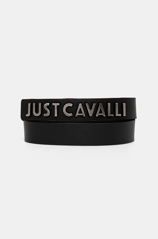 Just Cavalli curea de piele Gift Box negru 77QA6F10.ZP296