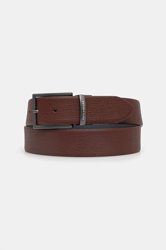 Paul&Shark curea de piele cu doua fete maro 14316024