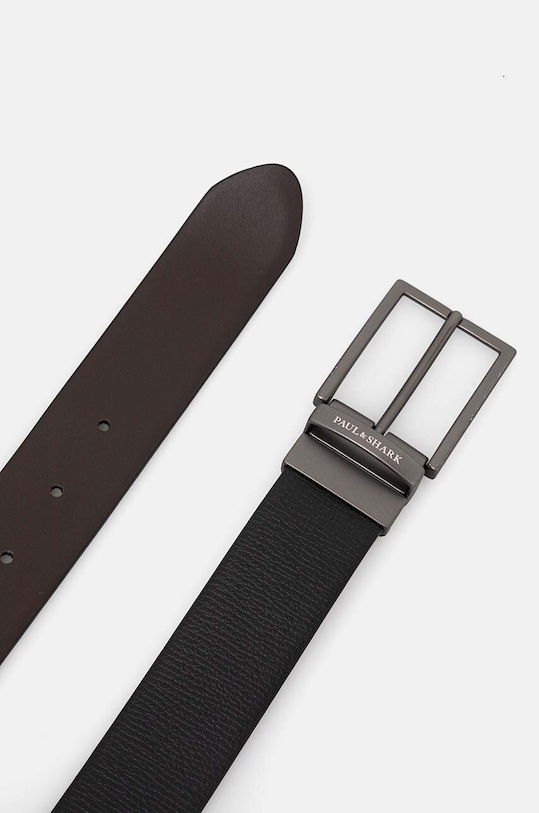 Paul&Shark curea de piele cu doua fete 14316024 negru SS25