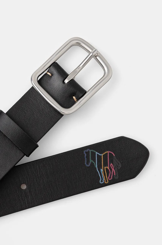 Kožený pásek PS Paul Smith M2A.7608.MOUTZE černá AW24